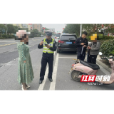 大通湖交警：多部门联动 奏响摩电整治进行曲