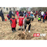 推动绿色发展 益阳一志愿者协会多年开展植树护绿志愿服务