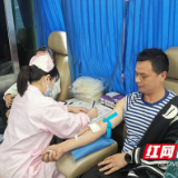 安化县退役军人积极参与无偿献血活动