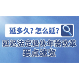 一图读懂！延迟退休政策，要点速览→