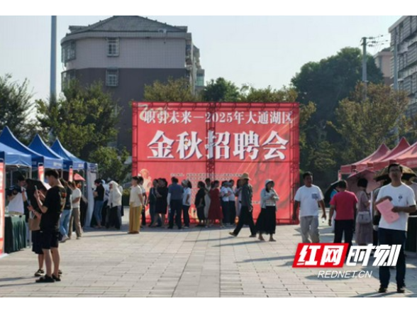 31家企业携897岗纳贤 大通湖区金秋招聘会百余人达成意向