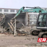 大通湖区千山红镇:精准攻坚破难题 拆除历史遗留违建