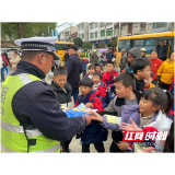 桃江交警“小篷车”下乡进村 筑牢基层交通安全防线