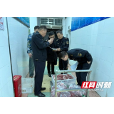 零点突击护校园 益阳严查配送食材安全