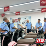 沅江多部门联动整治电动自行车安全 清理违规停放车辆60余台