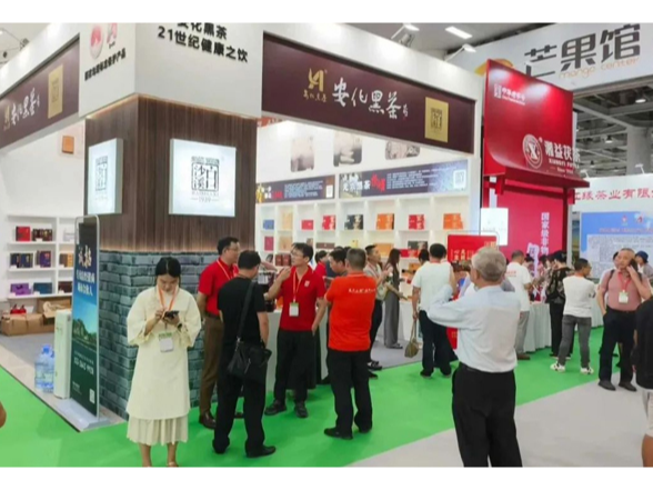 白沙溪携数百款茶品亮相2025湖南茶博会 以“非遗+科技”赋能黑茶发展