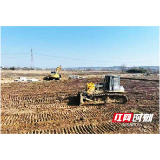 赫山区衡龙桥镇:抢抓农闲时节 加快推进高标准农田建设