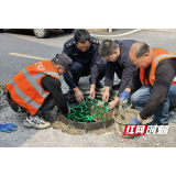 桃江:排查管网换设施 守护市民“脚下安全”