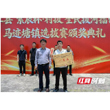 一根绳子一条心!桃江县谭家园村同心问鼎马迹塘镇“村拔”冠军