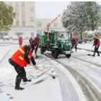 黄兴会展经济区全力以赴应对低温雨雪冰冻天气