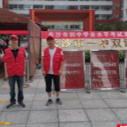 助力平安中考 志愿者暖心护航