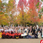 湘农枫叶林里，这场快闪活动有点“燃”！