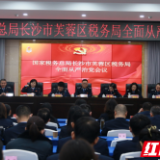 一体推进“三不” 持续深化“四严”  芙蓉税务召开全面从严治党工作会议