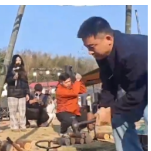 视频｜劈柴大赛“嗨”翻天，湖南露营大会来“送财”