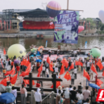 靖港古镇大学生水上音乐周国庆开唱