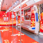 新春氛围拉满,长沙地铁双枢纽站点焕新迎元旦