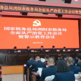 浏阳市税务局全面从严治党工作会议召开 以严的标准推动自我革命实现新突破