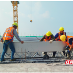 “五一”不停工  长沙雅礼中学东校区（二期）项目建设正酣