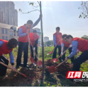 植此青绿守初心 一窗服务践使命  长沙县税务局开展义务植树活动