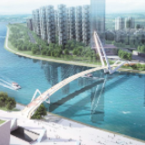 浏阳河入湘江口将添人行景观桥 年内有望开工