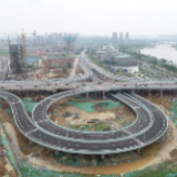 鸭子铺立交通车试运行！去马栏山更方便了