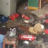 学校消防演练派上用场 迅速扑灭校园周边火灾