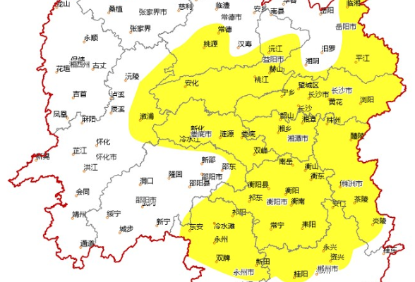 湖南发布高温黄色预警！长沙“秋老虎”凶猛