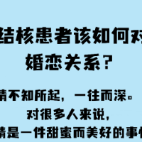 世界防治结核病日 | 肺结核患者该如何对待婚恋关系？