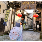 汉服，洪江古商城里新时尚