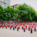 会同一完小：迎接少代会，争做好队员