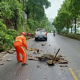  洪江区为保障汛期道路安全畅通做好充分准备