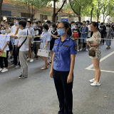 怀化交警直属一大队圆满完成2020年高考安保任务