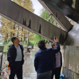 怀化市城管执法局赴洪江市调研评估城市道路桥梁安全管理工作