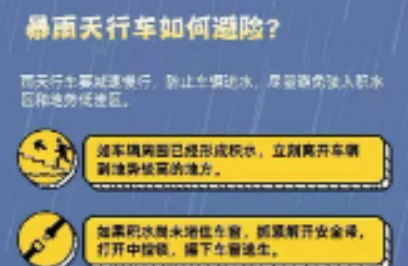 @怀化人  收好这份暴雨避险手册 关键时刻能救命