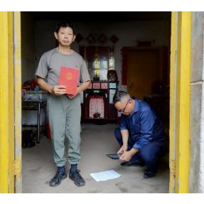 靖州：排查自建房隐患 乡村干部在行动