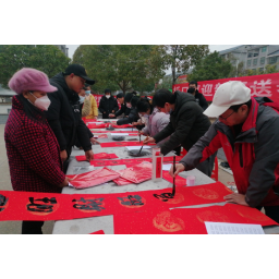 洪江市：翰墨飘香歌盛世 惠民春联颂党恩