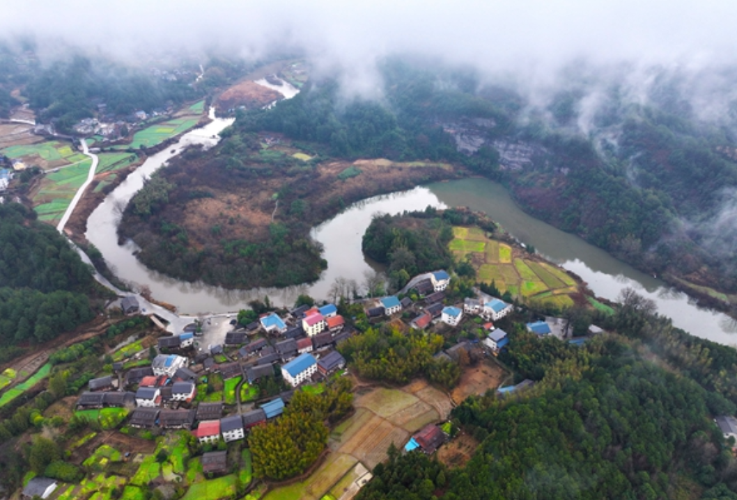 组图 | 湖南通道：“五好”乡村景色如画