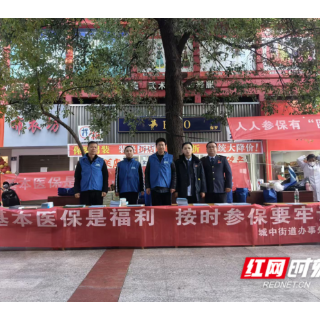 鹤城税务:开展系列医保征缴宣传活动