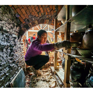 组图 | 鹤州龙窑开窑