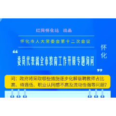 聚焦·怀化人大专题询问② | 如何化解临聘教师占比高、流动性大、待遇低等相关问题？