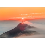 云海为幕 日出为笔 绘就洪江绝美画卷