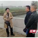 绥宁：县总河长罗玉梅率队巡查蓼水武阳镇段