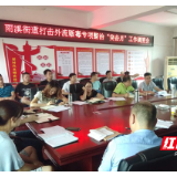 大祥区雨溪街道召开打击外流贩毒专项整治“突击月” 工作调度会