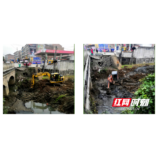 邵东市廉桥镇清理整顿乱占河滩行为