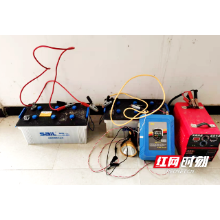 隆回：两人在辰水河违法电鱼，被当场抓获