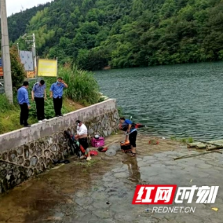 邵东灵官殿镇开展禁垂钓、禁游泳联合执法暨防溺水宣传活动