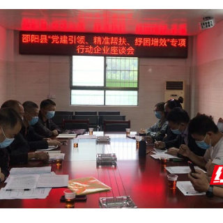 邵阳县组织开展“党建引领、精准帮扶、纾困增效、助力百企”大行动