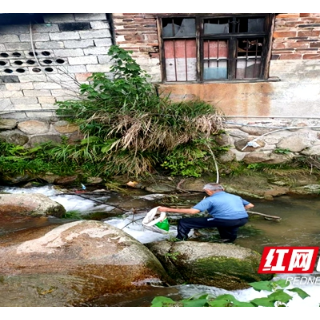 新宁县黄金瑶族乡开展河道卫生清理行动
