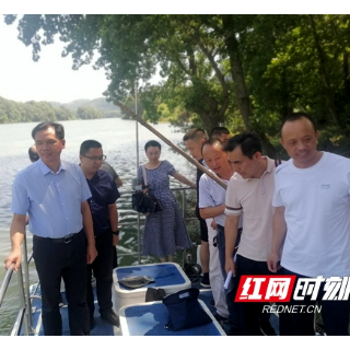 新宁县河长办督查黄龙镇河长制工作