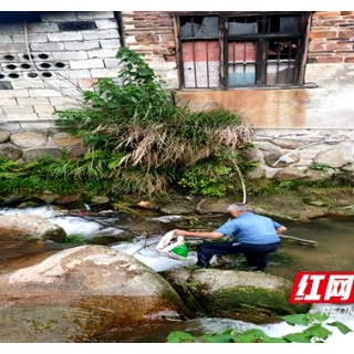新宁县黄金瑶族乡组织开展河道清理行动